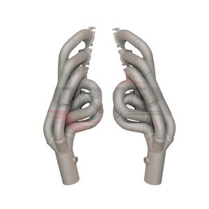 Système d'échappement en acier inoxydable Collecteurs de tuyaux d'échappement Bouclier thermique pour Lamborghini Huracan EVO STO Isolation en céramique de bambou - Product Image 1