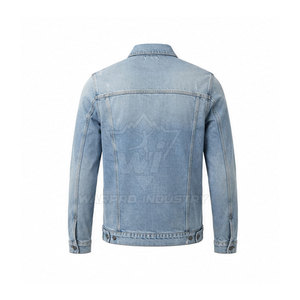 Everyday Style Jeans Winter <b>Jacket</b> for <b>Men</b> Eco-Friendly Front Logo Modern Look Casual Outfits - Product Image 3