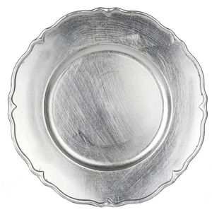 Plato de metal moderno para eventos de boda, restaurante, hotel, banquete, mesa de comedor, decoración de mesa. - Product Image 4