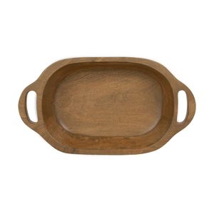 Plateau de service en bois laqué de qualité supérieure, design élégant, couleur naturelle, artisanal, prix bas pour restaurant - Product Image 6