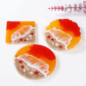 Handmade High Quality Classic Eco-Friendly Resin <b>Coasters</b> for Drinks Handcrafted From India - Product Image 5