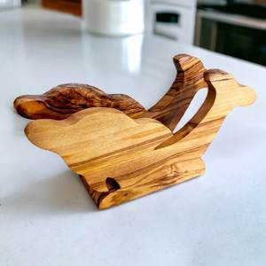 Rustic Wooden Napkin Holder For Kitchen Countertop Organizer With Stylish Design And <b>Strong</b> Long Lasting Wooden Material - Product Image 6