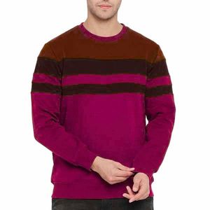 Wholesale Men's Custom <b>Designs</b> Crew Neck Pullover Sweatshirt Regular Fit Knitted Casual Autumn Breathable Men Sweatshirts - Product Image 3