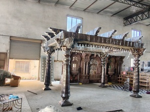 Mandap de mariage traditionnel de style Kerala en plastique renforcé de fibres, démontable, pour cérémonie, stand de réception, décoration intérieure et extérieure - Product Image 3