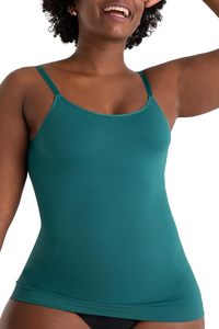 Camiseta sin mangas para mujer al por mayor, de punto, color marrón liso, con cuello redondo, de elastano y poliéster, informal, transpirable - Product Image 6