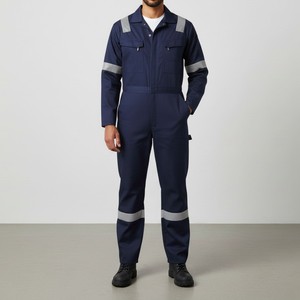Reflective Industrial <b>Overall</b> Uniform with Durable Material for Safety and Workplace Protection - Product Image 2