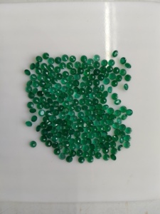 Onyx vert naturel 5 mm, taille brillant ronde, qualité supérieure, pierre précieuse en vrac pour la fabrication de bijoux - Product Image 5