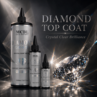 Vernis à ongles finition brillante effet diamant pour usage professionnel – Gel UV/LED transparent sans résidu – Fournisseur en gros