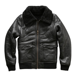 Nouveau blouson aviateur en cuir professionnel de qualité supérieure et vêtements décontractés veste en cuir respirante de saison d'hiver - Product Image 5