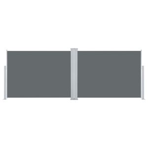 Auvent latéral en polyester anthracite avec revêtement PU 39,4x393,7 po pour portes et fenêtres - Product Image 4