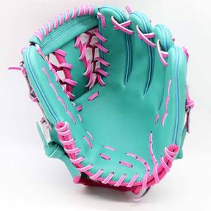 Gant de baseball en cuir véritable de haute qualité, personnalisable avec logo, respirant, ajustable, pour adulte et jeune joueur, performance optimale en extérieur - Product Image 2
