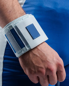 Nouvelles bandes de maintien pour poignets unisexes en néoprène respirant, couleur unie, ajustables avec fermeture auto-agrippante, pour la musculation et les entraînements en salle de sport - Product Image 1