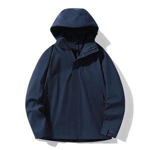Sudaderas con capucha extragrandes con cremallera para hombre, de algodón transpirable de 350 gramos para invierno, con hombros caídos y bolsillo sólido, de alta calidad. - Product Image 2