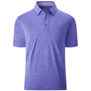 Polo homme confortable et doux, disponible en toutes tailles, tissu léger et doux, prix direct usine, vente en gros. - Product Image 1