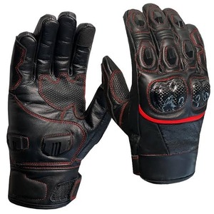 Gants de course en cuir imperméables, gants de moto à doigts entiers, gants de cyclisme de protection avec fonction tactile - Product Image 6