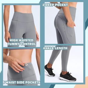 2025 Best Selling Women's High Waist Yoga <b>Leggings</b> Winter Breathable Lightweight Sublimated Customizable Logo Gym Use Low Price - Product Image 6
