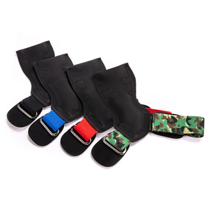 Protectores de Palma de Cuero con Correas Ajustables, Agarre Recto, Logotipo Personalizado, Equipo de Fitness, Agarre de Alta Calidad - Product Image 4