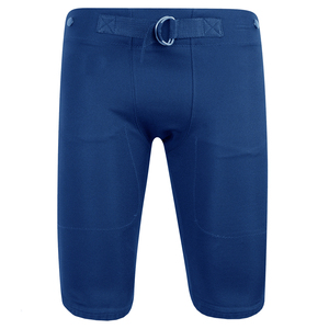 <b>Black</b> Padded Football Pants <b>Belt</b> Closure Athletic Sportswear Breathable Adult Football Practice Gear Mens Performance Wear <b>black</b> - Product Image 4