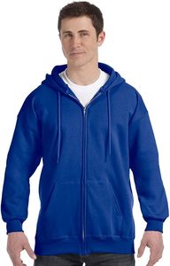 Sudadera con capucha de invierno para hombre con logotipo personalizado, de manga larga, con cremallera completa, forro polar grueso, conjunto de 2 piezas, informal, con cordón, MOQ bajo - Product Image 2