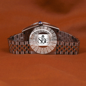 Reloj Mecánico de Acero Inoxidable con Cristales de Moissanita Cuadrados VVS, Chapado en Oro Brillante de Lujo, 100% Probado con Diamantes, Estilo Hip Hop - Product Image 2