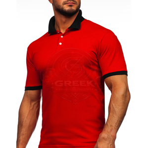 เสื้อโปโลผู้ชายสีพื้นผ้าฝ้าย คอปกแบบคลาสสิก ติดกระดุม ผ้าสวมใส่สบาย เหมาะสำหรับใส่ลำลองประจำวันและสมาร์ทแคชชวล - Product Image 1