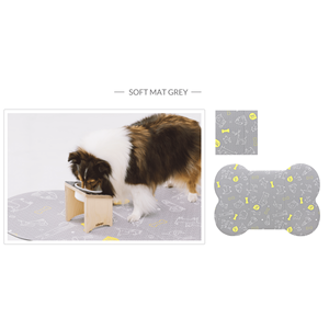 Tapis de jeu pour animaux de compagnie Sapsal - Écologique, imperméable, haute durabilité, coussin optimisé - Fabriqué en Corée Gris (S) - Product Image 2