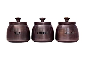 กระปุกเก็บของในครัวทันสมัยพร้อมฝาปิด กล่องใส่ขนมปัง กระปุกใส่ชา กาแฟ น้ำตาล สำหรับครัวทันสมัย - Product Image 3