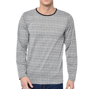 T-shirt Homme Manches Longues Style Rétro avec Logo Personnalisé, Lavage Vintage, Respirant, Vêtement Décontracté pour Adulte, Tenue de Sport 2026 - Product Image 1