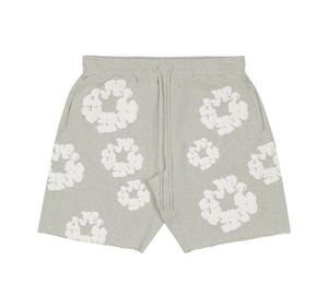 Pantalones Cortos Deportivos para Hombre con Estampado Floral Verde, Cintura con Cordón Ajustable, Estilo Casual, 100% Algodón, Tela Oxford Transpirable - Product Image 2
