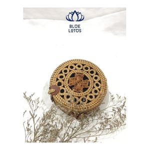 HIGH QUALITY Sustainable Premium Fashionable Rattan Handbag Best Seller Durable Eco Friendly Woven Travel <b>Beach</b> <b>Bag</b> Export - Product Image 1