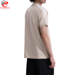 Mens Short Sleeve Polo Shirt Contrast Colors Polo Shirts with custamize logo - Product Image 6