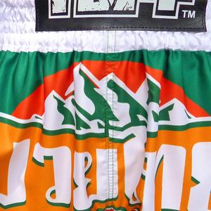 Pantalones Cortos de Boxeo Unisex Personalizados OEM, Sublimados, para Muay Thai y Artes Marciales, de Satén Transpirable que Absorbe la Humedad, Venta al Por Mayor OEM - Product Image 2