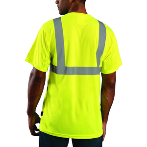 Camisetas de Seguridad para la Construcción Multicolores Clase 2, Tela Transpirable de Alta Visibilidad, Logotipo Personalizado, Camisetas Reflectantes de Manga Corta - Product Image 2