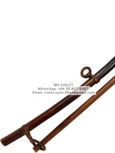 Smoked Wood Textile & Obi Hanger Japanese Pagoda Style Eco-Friendly Vintage Rug & Tapestry Wall Hanger Zen - Product Image 2