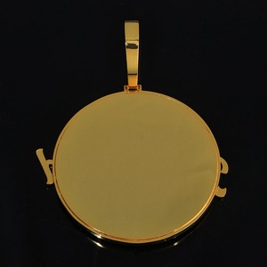 <b>Custom</b> <b>Name</b> Iced Out Freshwater Pearl Medallion Pendant Silver Rhodium Plated Hip Hop Micro Pave Statement <b>Necklace</b> for Men - Product Image 4