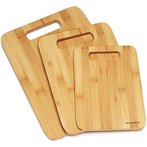 Planche à découper en bois massif de qualité supérieure, grande planche de cuisine durable en bois pour couper la viande, les légumes et les fruits - Product Image 4