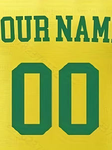 Maillot de football décontracté d'été à manches courtes pour hommes, T-shirt de supporter du Brésil, vente en gros par lot - Product Image 3