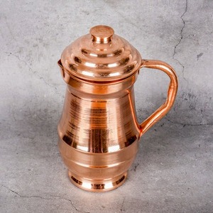 Jarra de Agua de Cobre de Diseño Minimalista, Apta para Servir en la Cocina, Uso Doméstico Regular y para Huéspedes, Venta al por Mayor desde India - Product Image 4
