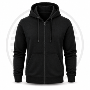Custom Full <b>Zip</b> Hoodie Manufacturer OEM ODM Men Women Unisex Fleece <b>Zip</b> Up <b>Hooded</b> Sweatshirt Blank Cotton Polyester - Product Image 5