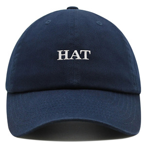<b>Navy</b> <b>Blue</b> 5-Panel Baseball <b>Cap</b> Polyester Embroidered Logo Unisex Adjustable Twill Casual Adult Four Seasons Metal Buckle - Product Image 4
