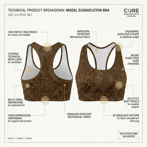 Activewear Customized Design OEM ODM Sports <b>Bra</b> Racerback Workout Breathable Fitness Yoga Gym Padded <b>Stretch</b> Training <b>Bra</b> - Product Image 3