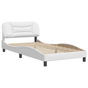 Cadre de lit rembourré blanc - Product Image 2