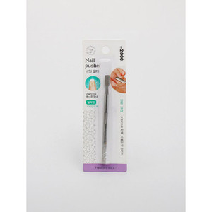 Empujador de Cutículas Profesional de Doble Extremo, Herramienta Recta de Acero Inoxidable para Manicura y Pedicura, Duradera, Cuidado de Belleza de Corea del Sur - Product Image 1