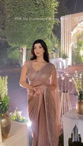 Indian Traditional Ethnic Partywear Saree with Sequins Work for Wedding Occasion and Festive Function for Women Fancy Outfit - Product Image 4