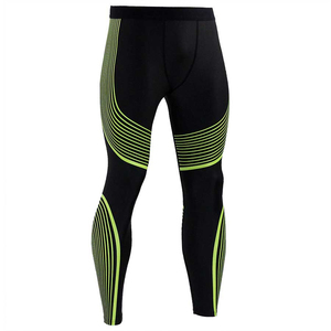Pantalons de course à compression pour hommes, leggings de fitness extensibles, collants athlétiques respirants pour la salle de sport, l'entraînement, l'exercice et les sports - Product Image 6