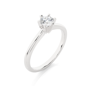 Anillo de Compromiso de Oro Sólido de 14K con Diamante Cultivado en Laboratorio, Certificado IGI, EF VVS, Anillo de Boda Elegante, Joyería Fina para Mujer - Product Image 4