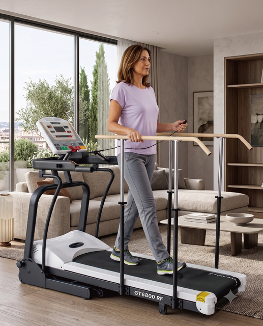 Smart Fitness Exercise Medical Multifunction Electric Treadmill 2.0 HP Motor Foldable LED Display for Rehabilitation Home Gym
