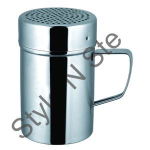 Dosificador de Queso Ecológico de Acero Inoxidable con Orificios Extra Grandes y Asa, Certificado LFGB, Tarro de Azúcar para Uso Diario a Precio Mayorista - Product Image 1