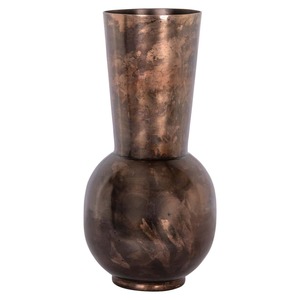 Decor With Purpose Handmade Bronze Tabletop <b>Vase</b> Rustic Design 42cm Height Ø15cm Top Ø20.5cm Base - Product Image 3