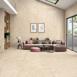 Azulejos de Porcelana Modernos Mate Color Beige Jordan, 600x1200mm, Textura de Piedra, Antideslizantes, Adhesivos, para Centros Comerciales, Apartamentos, Dormitorios y Salas de Estar - Product Image 1